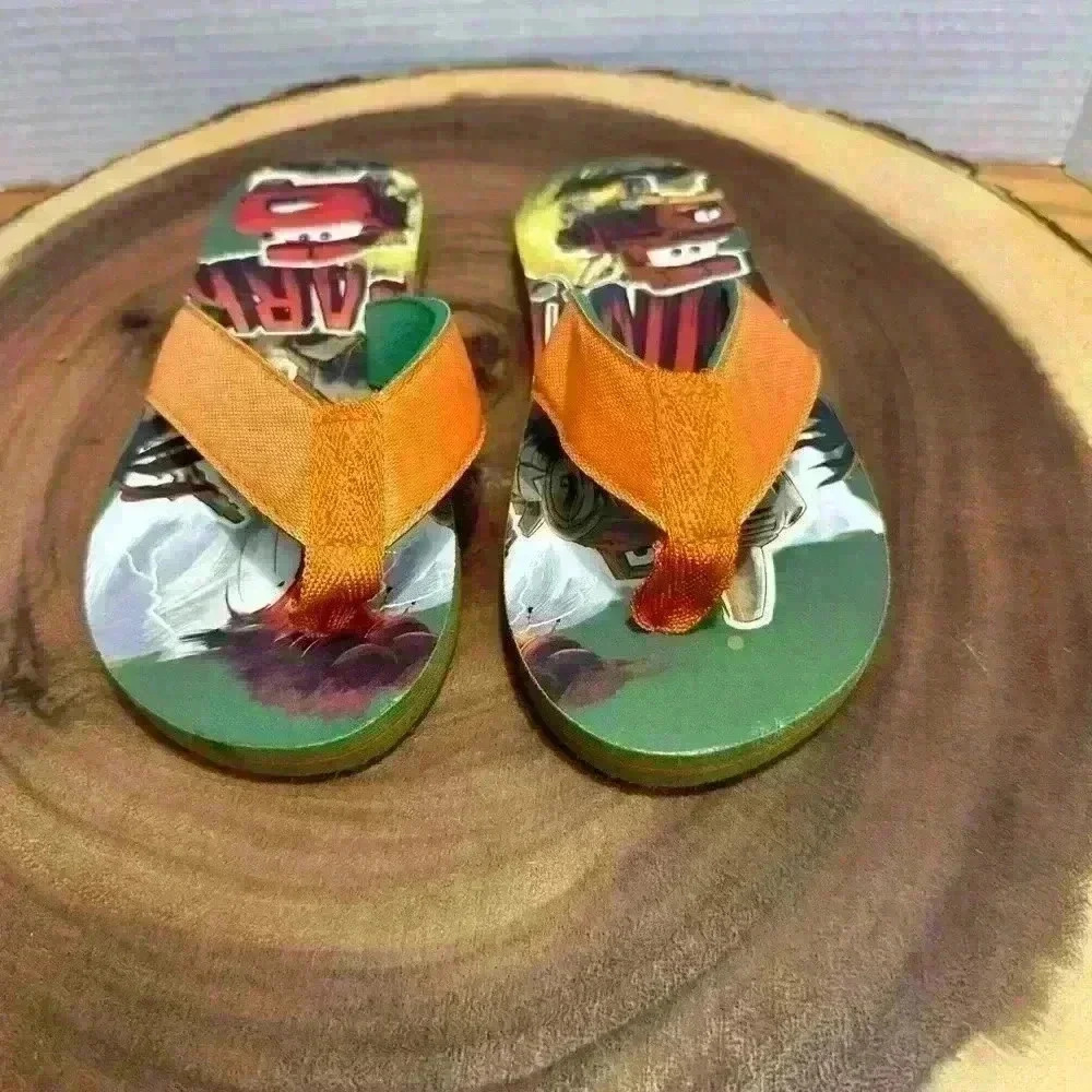 Disney Lightning McQueen and Mater Flip Flops for Kids – Cars on the Road 11/12 - Picture 3 of 5